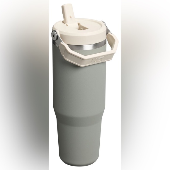 Stanley Ice Flow Sage Gray Flip Straw Tumbler - Picture 2 of 6